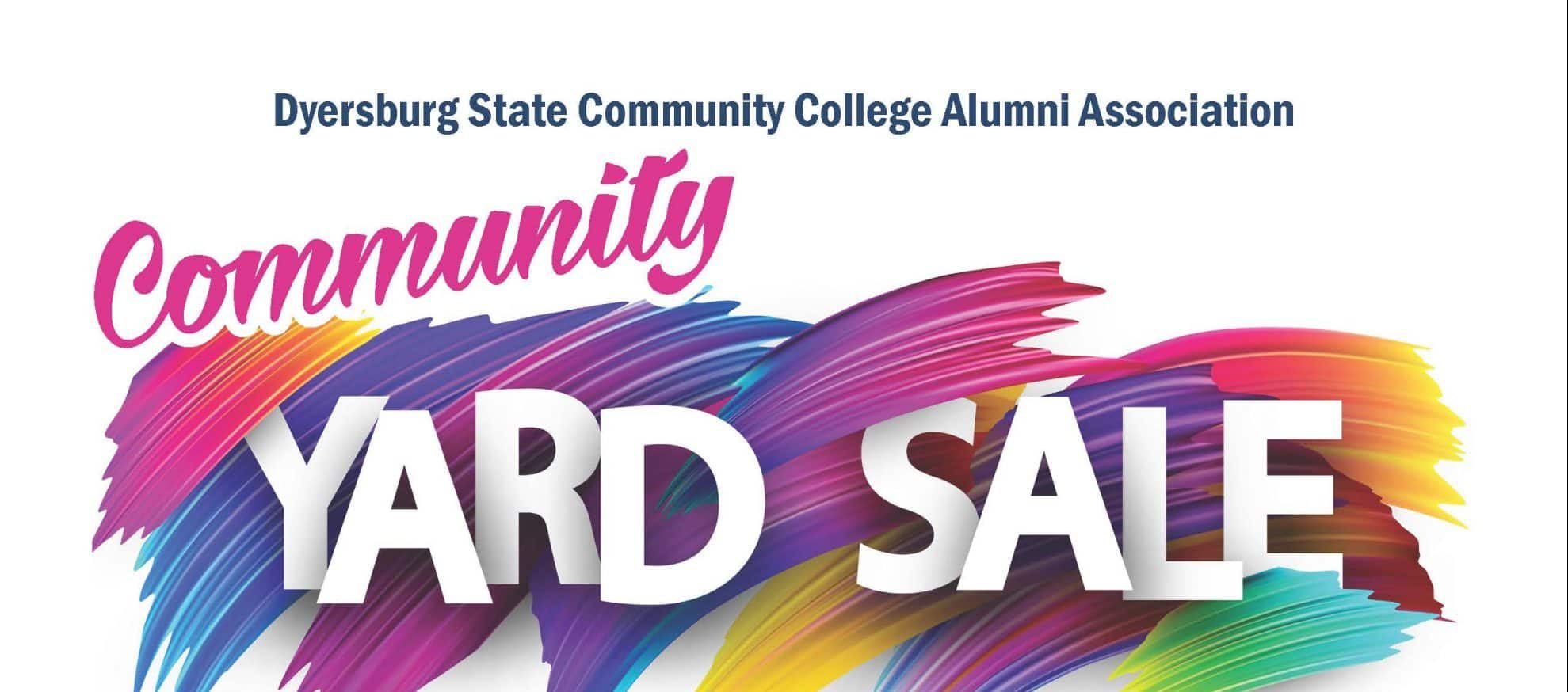 Dyersburg State Community College Alumni Association Community yard sale image.